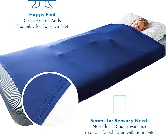 Harkla Compression Sheet for Kids - Full Compression Sheets for All Night Comfort - Breathable and Stretchy, Great for a Calming Sleep Experience - Sensory Bedsheets for Kids - Makes Great Gifts