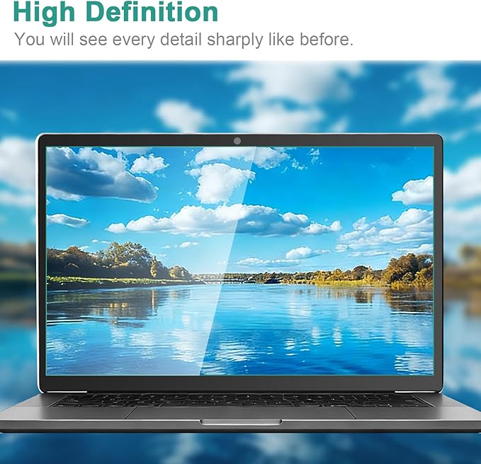 2-Pack 14 Inch 16:10 Laptop Anti Blue Light Screen Protector, Matte Anti Glare Film UV Blocking Protector Compatible with 14''(1920x1200P) HP, Acer, Asus, Lenovo, Dell, Samsung, Thinkpad