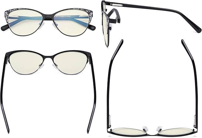 Eyekepper Oversize Ladies Butterfly Design Blue Light Glasses -Computer Screen Eyegalsses Women