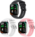Harikiri 22mm Silicone Bands Compatible with Popglory/Fitpolo/FITVII/Gydom/Woneligo/ENOMIR/TOOBUR/Veryfit/Poounur/RUIMEN,Quick Release Watch Strap for Men Women