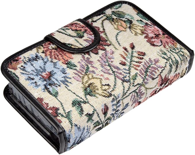 Floral Pill Case Box, 14 Day Pill Holder Pill Container & Medication Organizer, Travel Case - 4 Marked Compartments for Each Day of The Week - Morn, Noon, Eve, Bed