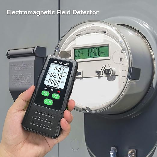 EMF Detector, Detect All 3 Types of Electromagnetic Radiation Field in 1 EMF Meter for Cell Towers, and Smart Meters, EMF Reader for Home, Office (RD630)