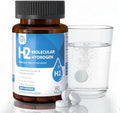 Molecular Hydrogen (H2) Tablets with Magnesium – 12 PPM Hydrogen Water Tablet for Drinking Water, Antioxidant-Rich, Supports Cellular Health, Recovery & Cognitive Function – Unflavored, 60 Tablets