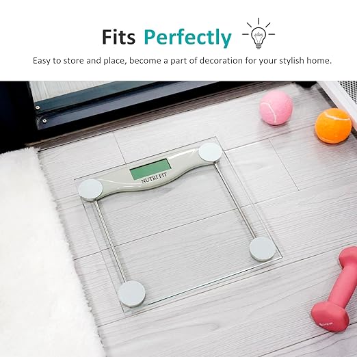 Digital Bathroom Scale for Body Weight, Precision Weighing Scale for Weight Loss, High Accuracy Measurements, 330 Pounds, Step on Technology