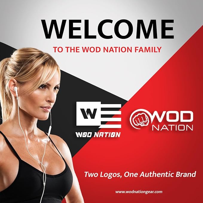 WOD Nation Attack Speed Jump Rope : Adjustable Jumping Ropes : Unique Two Cable Skipping Workout System : One Thick and One Light 11 Foot Cable : Perfect for Double Unders : Men and Women