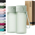 KIVY Tritan Water Bottle 22oz [WITH FLIP LID] - Reusable & Slim Waterbottle for Travel, Gym & School - Dishwasher Safe - Skinny Leak Proof & Lightweight Bottle Small - BPA Free