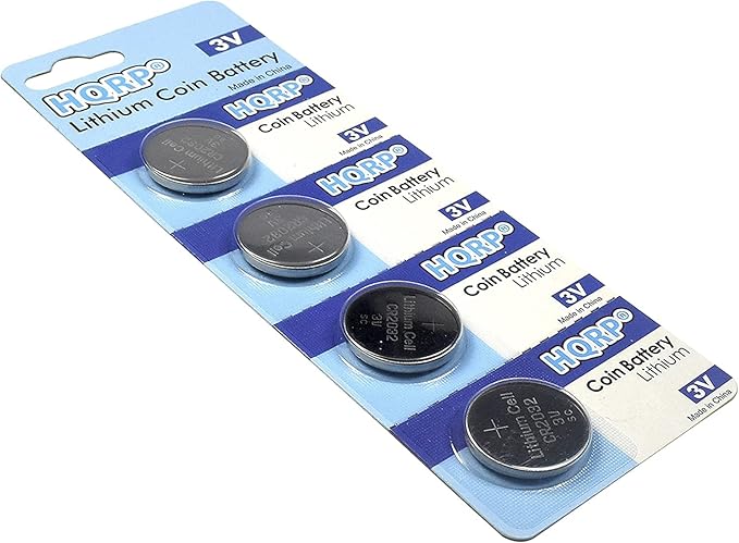 HQRP 4-Pack Lithium Battery Compatible with Accu-Chek Guide Blood Glucose Monitoring System, Sugar Monitor Meter