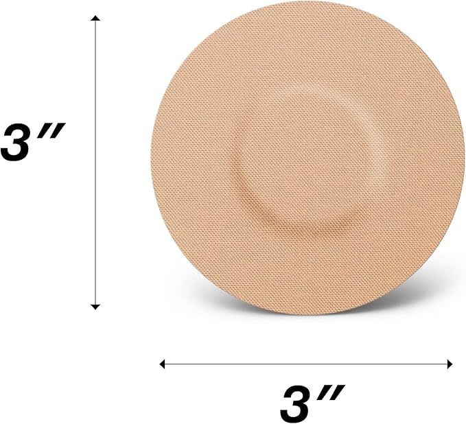 SIMPATCH Universal Adhesive Patch, No Hole (25-Pack) (Beige)