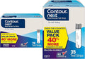 Contour Next Blood Glucose Test Strips for Diabetes – 70 + 35 Count (2 Pack, Total 105) - Accurate, No Coding, Second-Chance Sampling, Compatible with All Contour Next Meters for Easy Blood Sugar Test