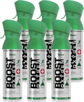 Boost Oxygen Medium Natural 5L Canister | Respiratory Support for Aerobic Recovery, Altitude, Performance & Health (6 Pack)