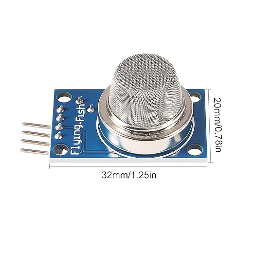 5pcs MQ-8 Hydrogen Gas Sensor Detection Sensor Module for Arduino Raspberry Pi ESP8266 MQ8 5V DC (MQ-8)