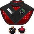 New RC2 Cordless Red Light Therapy for Neck and Shoulders, Near Infrared Therapy Wrap Pulse Therapy for Pain Muscle Relief