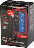 Smartheart Adult Cuff Arm Home Automatic Digital Blood Pressure Monitor 1-Tube Black 1 Each