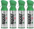 Boost Oxygen Medium Natural 5L Canister | Respiratory Support for Aerobic Recovery, Altitude, Performance & Health (4 Pack)