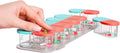 Sagely Smart XL Weekly Pill Organizer AM/PM - Medicine Storage Organizer with Reminder Alarm App (Large Enough to Fit Fish Oil, Cod Liver Oil, Vitamin D Supplements & Vitamins) (Mint Blue/Coral)