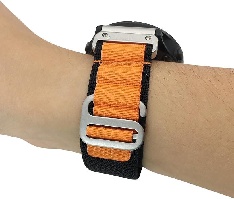 Custom Fit by Wrist Size, Small & Large Wrists, for Garmin Nylon Watch Band –– Compatible with QuickFit 20mm / 22mm / 26mm, Fenix 7, Instinct 2X, Forerunner, Epix, Tactix, MARQ, quatix, Approach