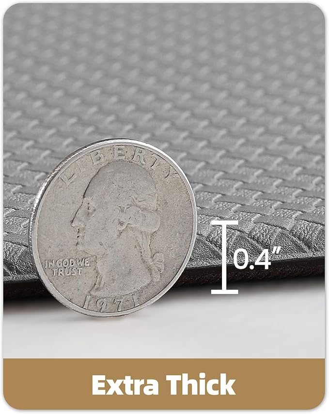 Color&Geometry Anti Fatigue Cushion Kitchen Mat for Floor -17"x79",Long,Easy Clean, Water & Oil Proof, Anti Slip, Foam Rubber Runner Rug for Front Sink Comfort Standing,Grey