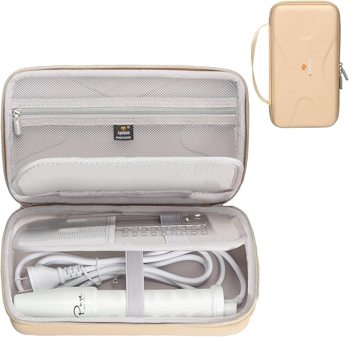 Aproca Case Compatible with Pure Daily Care NuDerma Clinical Skin Therapy Wand Machine, Portable Storage Protective Bag for Accessories (Case Only)
