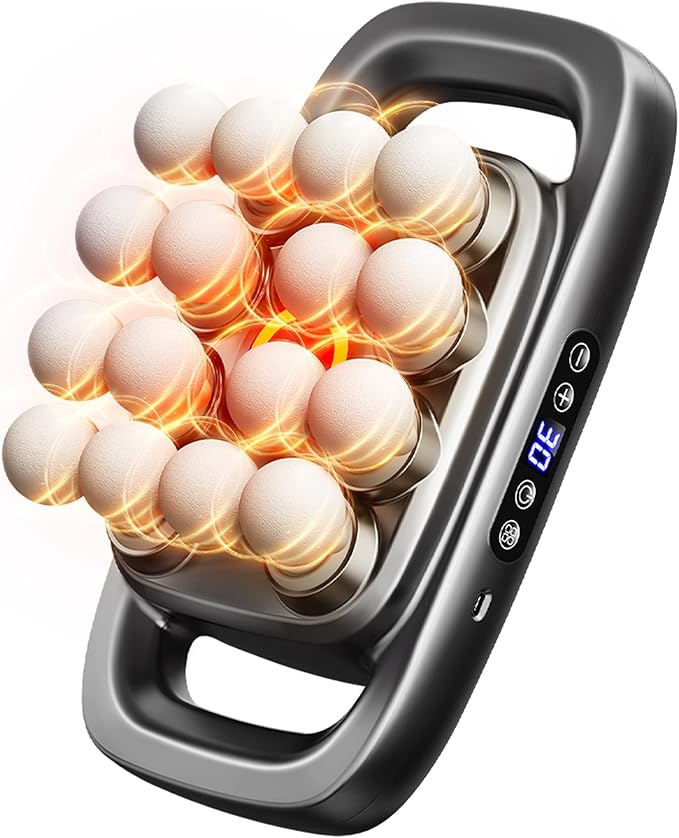 Upgraded 16 Head Massage Gun Set, Deep Tissue Percussion Massager, 16-Drive Back Muscle Massager with 3 Modes & 30 Intensities for Thighs, Arms, Waist, Back