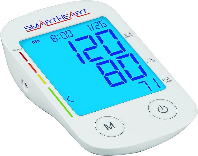 Veridian Multiple Sizes Arm Home Automatic Digital Blood Pressure Monitor 1-Tube White 1 Each