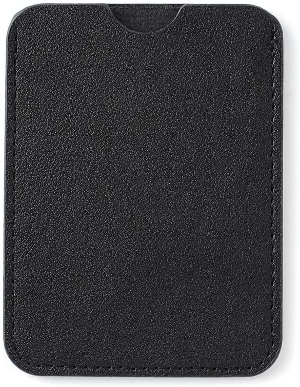 Birth Control Pill Case Holder Credit Card Sleeve Slim Wallet (Black)