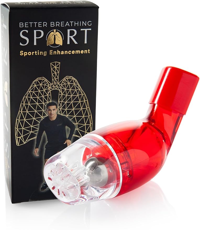 Exercise Breather Product and Fitness Trainer for Expiratory Breathing Performance & Lung Muscle Power Expander Exerciser to Expand Lung Capacity for Professional Athletes