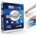 Peelaways Waterproof Disposable Bed Sheets – As Seen On Shark Tank | 5-Layer Absorbent Wellness Sheets for Elderly, Homecare, Hospital Use and Travel