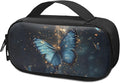 Blue Butterfly Insulin Cooler Travel Case with Side Handle Diabetic Insulated Organizer Portable Cooling Bag for Insulin Pen and Medication Diabetic Supplies