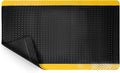 NORTHSKY Olympia Anti Fatigue Mat Industrial, Standing Mat, Yellow Border Safety, 5 x 3 ft, 15/16" Thick, Advanced High-Density Memory Foam, for Workshop Workstations, Laboratory Benches