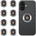 8 Pieces of Cell Phone Protection Neutralizers Stickers, Blockers Equipment Stickers for All Phones Tablets Laptops Computer WiFi All Devices Silvery