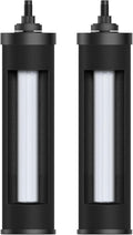 [New Upgraded Ultrafiltration] AQUA CREST Black Water Filter, Replacement for Berkey® BB9-2® Black Purification Elements, Berkey® Gravity Water Filter System, 2 Pack
