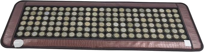 Natural Jade Tourmaline Stone Far-Infrared Therapy Mat Electric Heating Pad