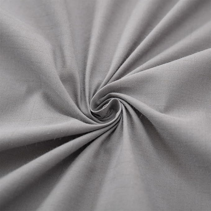 Grounding Sheets King Size, Organic Cotton + Silver Yarn, Conductive Earthing Flat Sheets for Better Sleep
