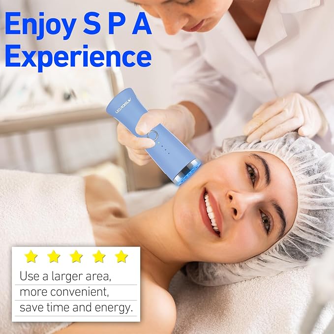 Blue Light Therapy Device for Acne Spot Treatment - LED Acne Blue Light Therapy Wand for Face
