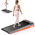2.5HP Walking Mat with Incline pad,Under Desk Treadmill, Walking Running Pad with Remote, 3 in 1 Low Noise Small Mini Portable Treadmill with Led Screen, Compact Treadmills for Home, 265lbs Capacity