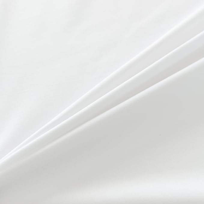 WenBags Waterproof Fitted Cot Bed Sheets, Mattress Protector for Home & Hospital Care Beds, Soft Bed Sheets with Elastic All Around (1, White, 31 * 75)