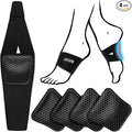 Wearable Arch Support Inserts for Women & Men – 2 Adjustable Heights, Non-Slip Breathable – Plantar Fasciitis Relief Arch Band for Flat Feet, High Arches
