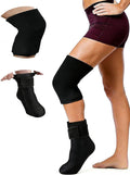 FadFun Ankle Ice Pack Wrap and Ice Pack for Knee, Reusable Hot/Cold Compression Therapy, for Soothe Plantar Fasciitis, Foot Pain Relief, for Knee Injuries and Pain Relief(Extra Large)