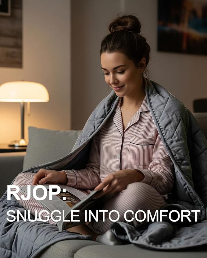 Weighted Blanket 25lbs 78"x85" King Size for Adults & Couples, Heavy Blanket with Premium Glass Beads, Soft Microfiber Material & Breathable for All-Season Comfort (78" x 85" 25 lbs)
