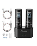 Waterdrop DLA Under Sink Water Filter, No Drilling Required, Reduces Chlorine, PFAS, Bad Taste/Odor, Under Sink Water Filtration System, Filter Life Indicator, 2 Stage, Quick Change