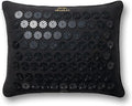 ShaktiMat Premium Acupressure Pillow, Level 1 Intensity in Shakti Black, Massage Muscles, Aid Sleep & Unlock Inner Tension | Similar to Acupuncture | Organic Cotton Certified