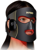 Red Light Therapy for Face 4 Modes, Breathable Red Light Therapy Mask with 4 Color Light Modes, 850NM Infrared LED Face Mask Light Therapy with Timer, Portable Led Mask for Home & Travel