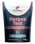 at-Home HSV Test Kit – Health Screening Kit for Men & Women – Discreet Sample Collection – Easy-to-Use Home Testing Kit with Secure Online Results and Lab Processing