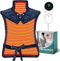 Heating Pad for Neck, Shoulders and Back, 24"x37" Large Weighted Electric Heated Pad with 9 Heat Settings & 4 Timer Options, Auto Shut-Off, Machine Washable Grandmother Birthday Christmas Women Gift