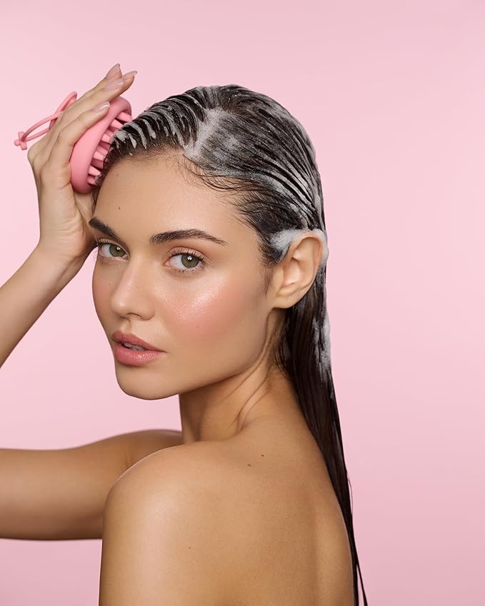 COCOSOLIS Grow Scalp Massager for Hair Growth | Soft Silicone Manual Brush for Scalp & Head Massage | Scalp Massager Hair Growth, Exfoliates & Boosts Circulation | for All Hair Types