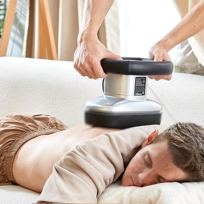 VEVOR Chiropractic Massager, 400-4600rpm Variable Speed Professional Vibrating Massager, Handheld Chiropractic Orbital Body Massager for Back, Neck, Shoulder Muscle Relief