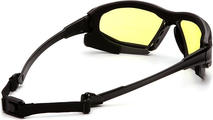 Pyramex Safety Highlander XP Eyewear, Frame/Indoor-Outdoor Mirror Anti-Fog Lens