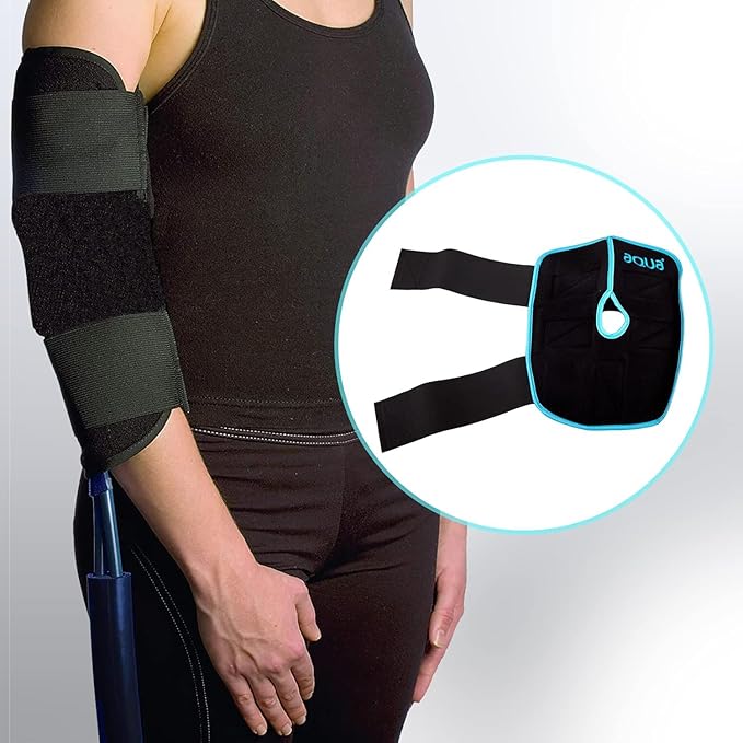 Versatile Joint Wrap for use with Cryotherapy Unit - Simplifies Attaching Pad to Joints - for Post Surgery and Injury Recovery - 2 Strap Hook/Loop Accommodates Universal Pad (Sold Seperately)