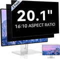 Mamol [2 Pack] 20.1 Inch Computer Privacy Screen for 16:10 Aspect Ratio Widescreen Monitor, Eye Protection Anti Glare Blue Light Computer Monitor Privacy Filter, Removable Anti-Scratch 20in Protector