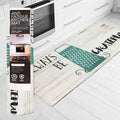 J&V TEXTILES Kitchen Mat Cushioned Anti Fatigue Floor Mat,19.6"x55", Thick Non Slip Waterproof Kitchen Rugs and Mats, Standing Mat for Kitchen,Floor,Home,Office,Desk,Sink,Laundry (Always Be Grateful)
